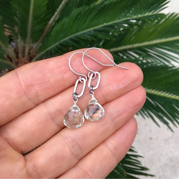 Sundance charm Natural Prasiolite Earrings - Picture 7 of 13